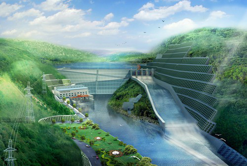 天门老挝南塔河1号水电站项目